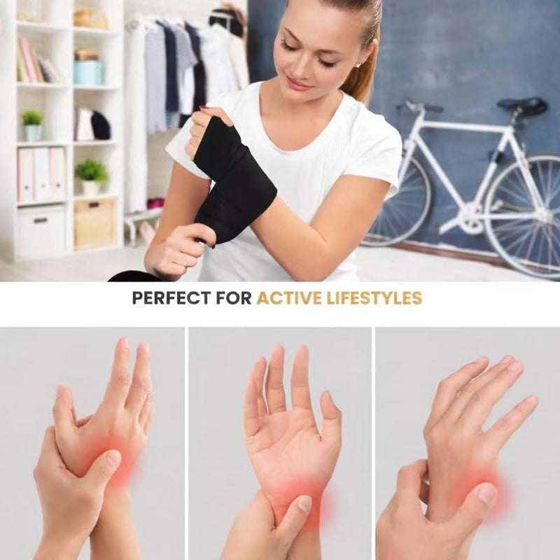 Wrist Massage Wrap with Heat and Vibration,  Rechargeable