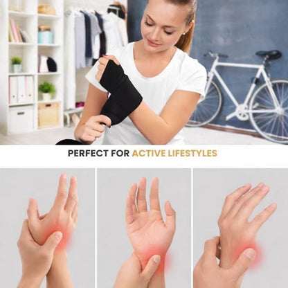Wrist Massage Wrap with Heat and Vibration,  Rechargeable