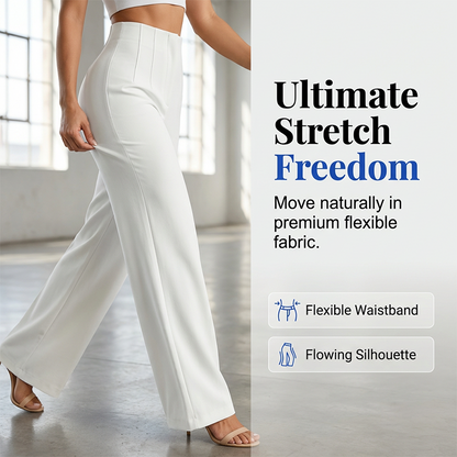 Women’s Solid Color Casual Wide Leg Pants