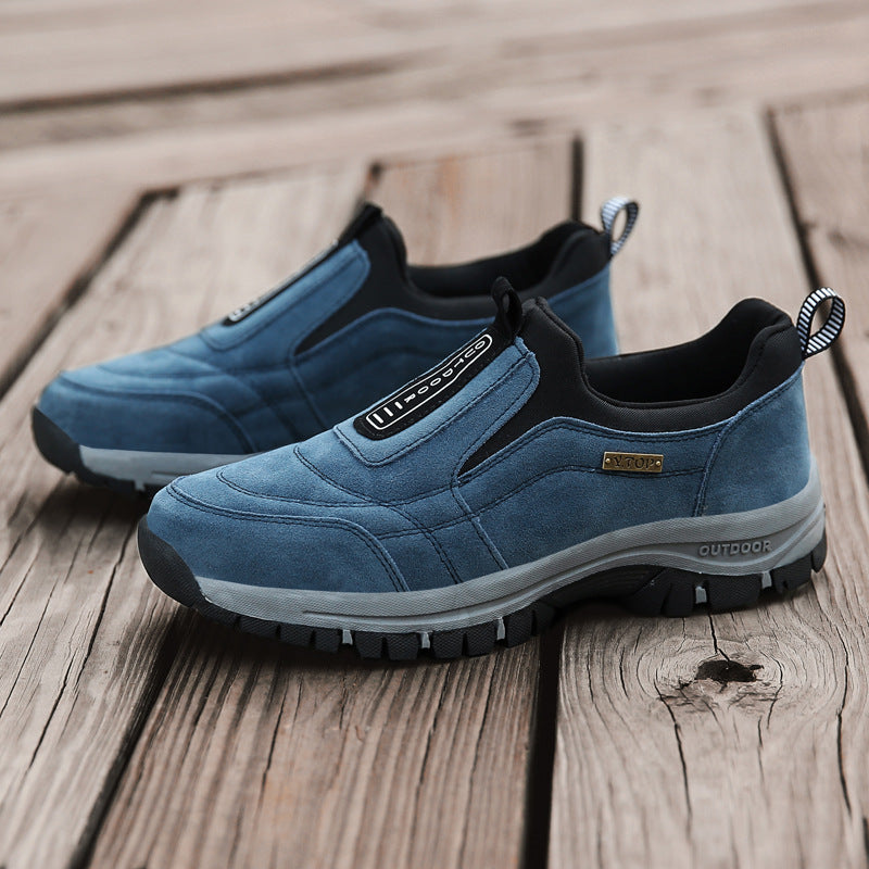 Men's Comfortable Waterproof Orthopedic Walking Shoes Hiking Shoes