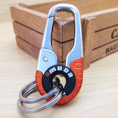 Creative Stainless Steel Keychain Orange