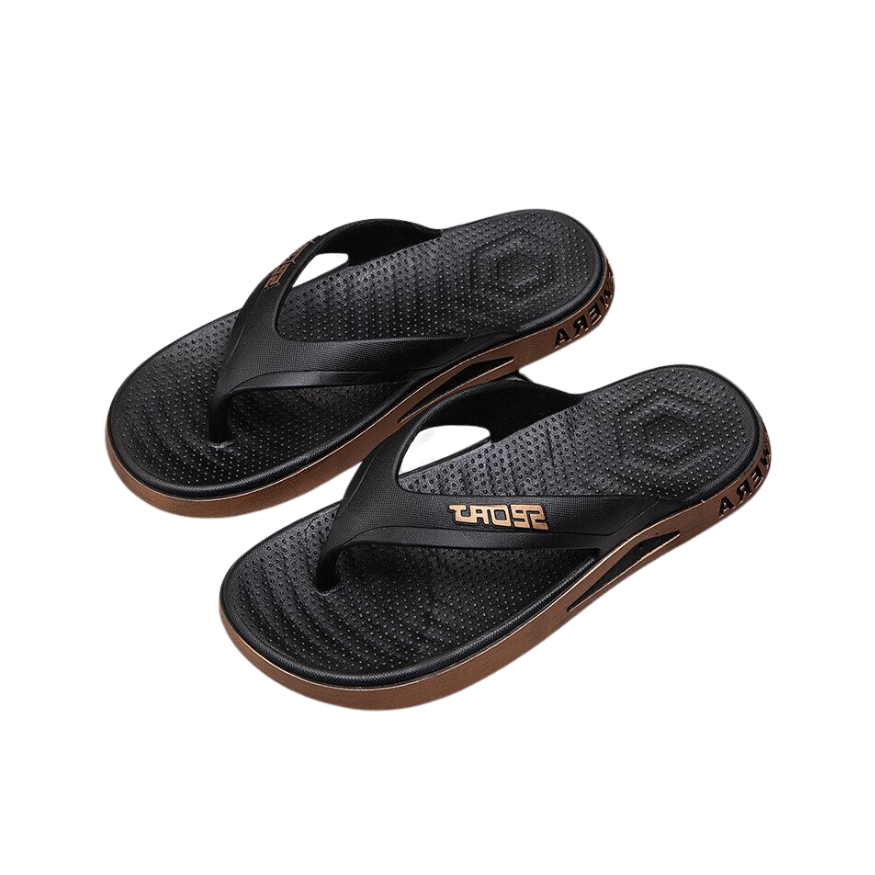 Men Orthopedic Sandals Flip-flops Anti-slip Soles Comfortable Casual Beach