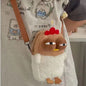 Fur Chicken Plush Bag – Funny & Kawaii Ugly Hen Handbag