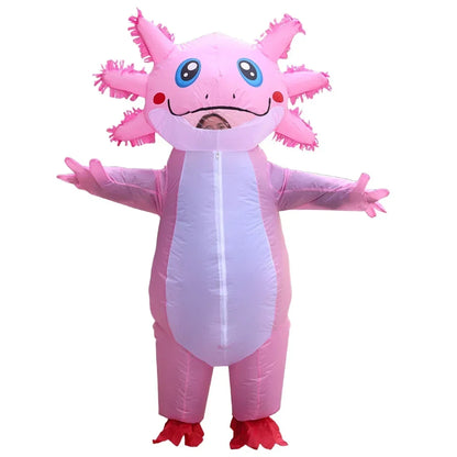 Adult Cartoon Salamander Inflatable Costume