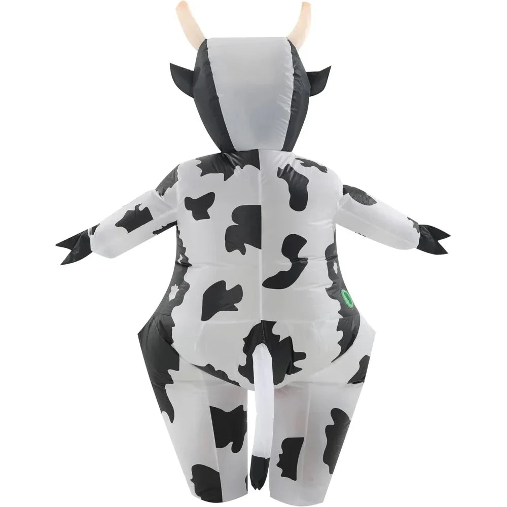 Adult Black Cow Inflatable Costume