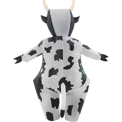 Adult Black Cow Inflatable Costume