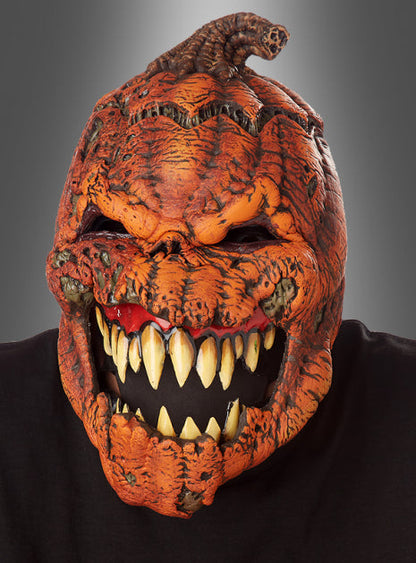 Pumpkin Mask With A Movable Jaw.