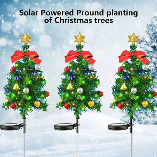 Solar Powered Christmas Tree - Hot Sale 50% Off Buy 3