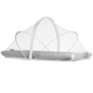 Foldable Mosquito Net for Cribs and Bassinets with Pop Up Mesh Design