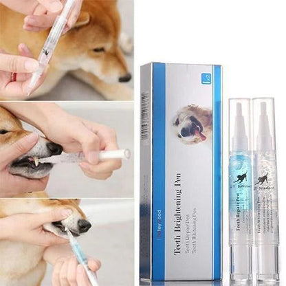 Pet Toothbrush Cleaning Solution with Soft Bristle Formula for Dogs and Cats