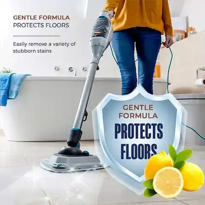 Lemon Floor Cleaner Concentrate with Plant-Based Surfactants for Multi-Surface Use, 3.38 oz