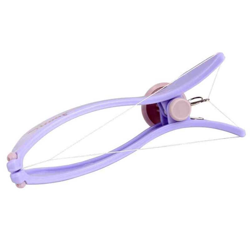 Facial Hair Removal Threading Tool with Rotating Coil System and Portable Design