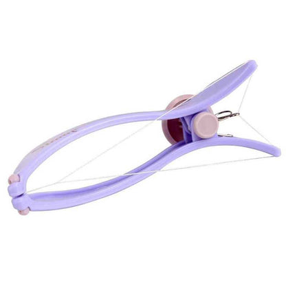Facial Hair Removal Threading Tool with Rotating Coil System and Portable Design