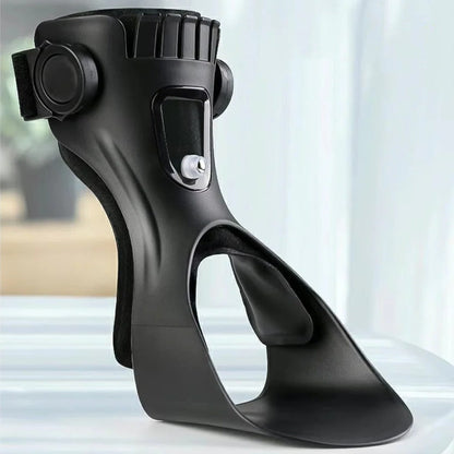 Foot Drop Brace with Adjustable Strap System and Non-Slip Base