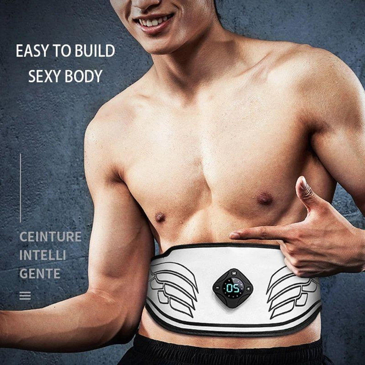 Belly Fat Reduction Massage Belt - Levels Ems Abdominal Vibration