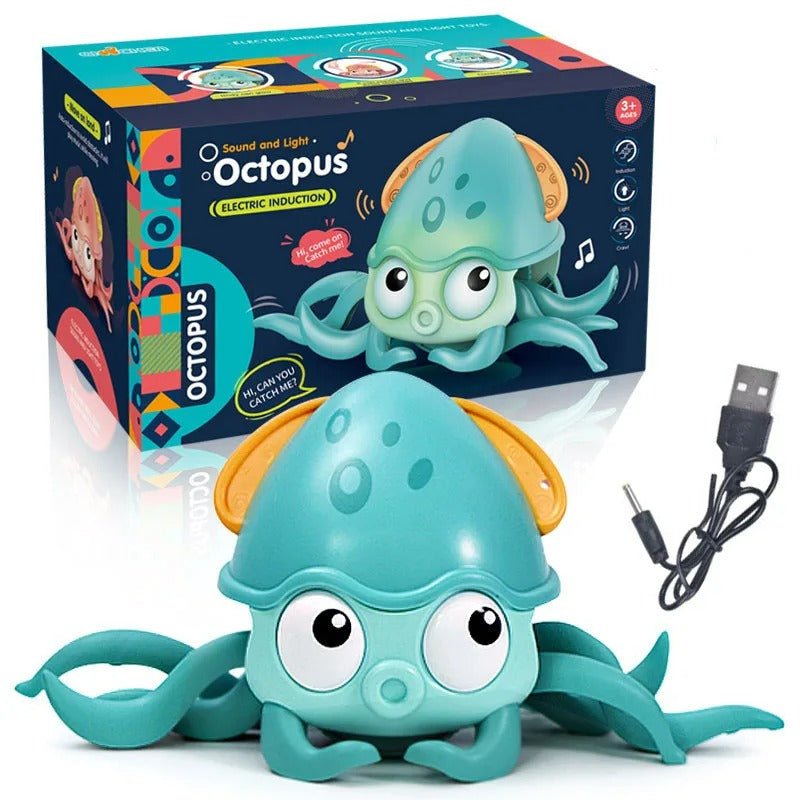 Kids Induction Escape Crawling Crab Toy - Baby Electronic Musical Octopus & Crab Toys