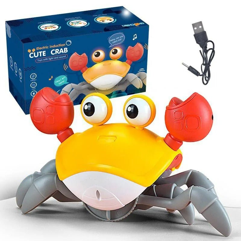 Kids Induction Escape Crawling Crab Toy - Baby Electronic Musical Octopus & Crab Toys