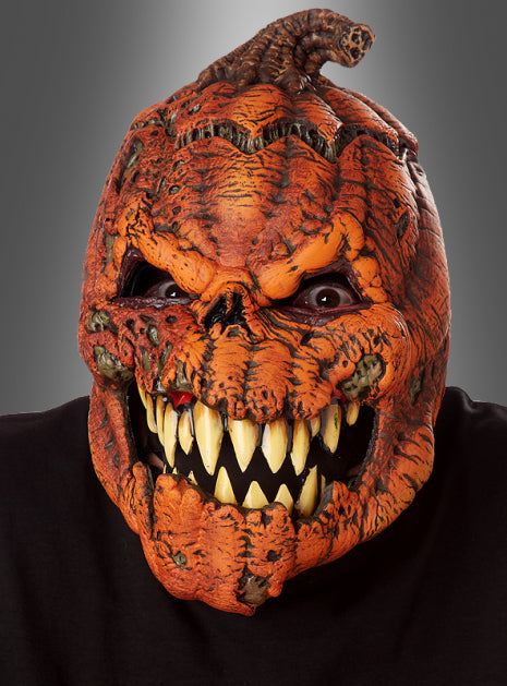 Pumpkin Mask With A Movable Jaw.