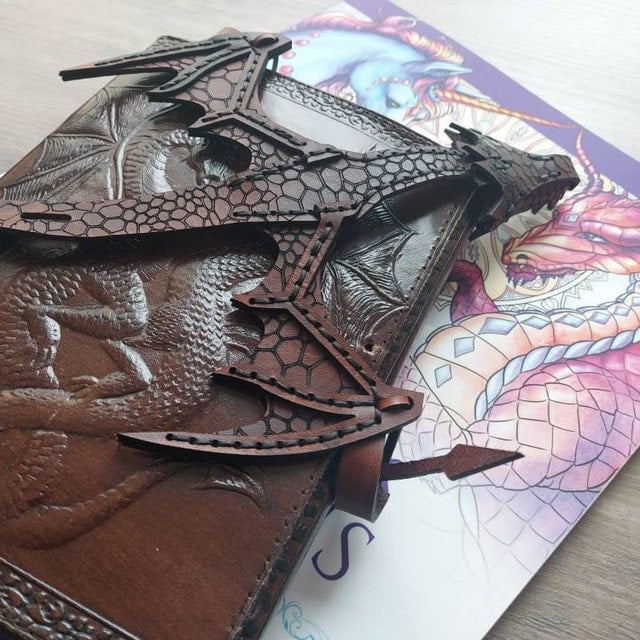 Leather Hand Dragon Bracelet