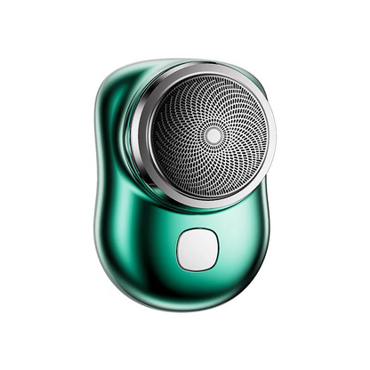 Portable Usb Mini Electric Shaver Green