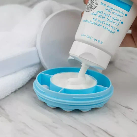 Back Lotion Applicator with Rotating Heads and Extended Handle for Even Coverage