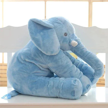 Plush Elephant Pillow with Huggable Shape for Babies and Toddlers