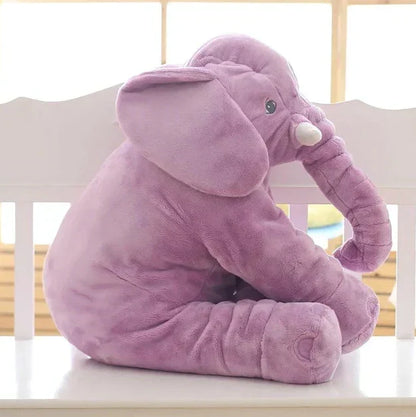 Plush Elephant Pillow with Huggable Shape for Babies and Toddlers