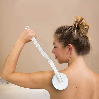 Back Lotion Applicator with Rotating Heads and Extended Handle for Even Coverage