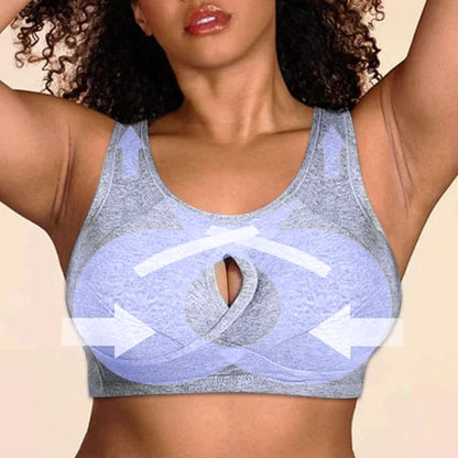 Pure Cotton Instantly Lifts Anti Sagging Wirefree Bra