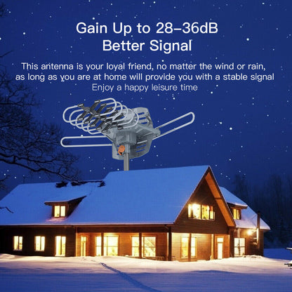 990 Mile Outdoor Hd Tv Antenna Uhf Vhf 4K