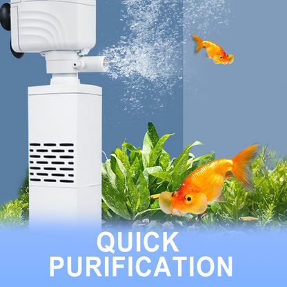 Limited-time offer-Fish Tank 6-in-1 Filter - Filtration, Oxygenation & Water Pumping