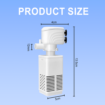 Limited-time offer-Fish Tank 6-in-1 Filter - Filtration, Oxygenation & Water Pumping