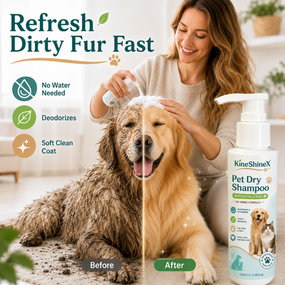 No‑bath pet cleaning foam