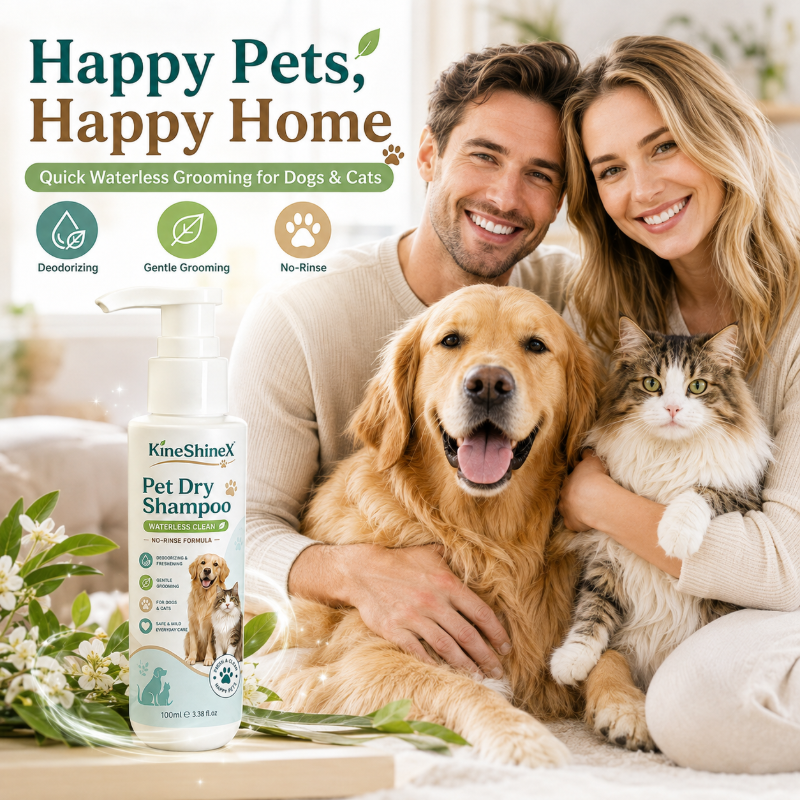 No‑bath pet cleaning foam