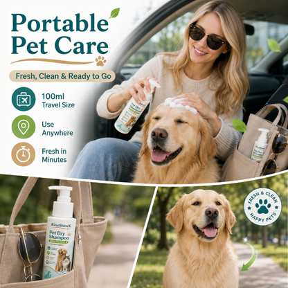 No‑bath pet cleaning foam