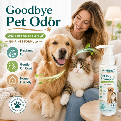 No‑bath pet cleaning foam