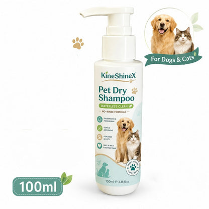No‑bath pet cleaning foam