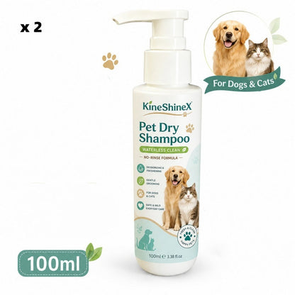 No‑bath pet cleaning foam