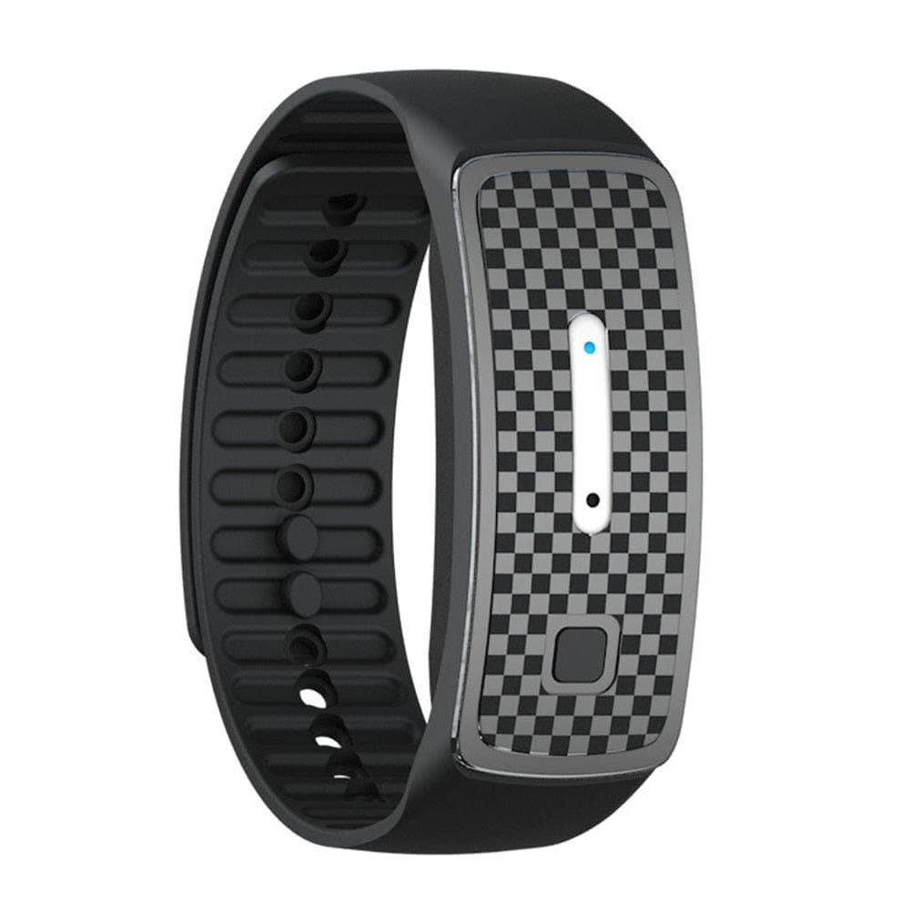 Ultrasonic Mosquito Repellent Bracelet - Usb Charging Black Charg