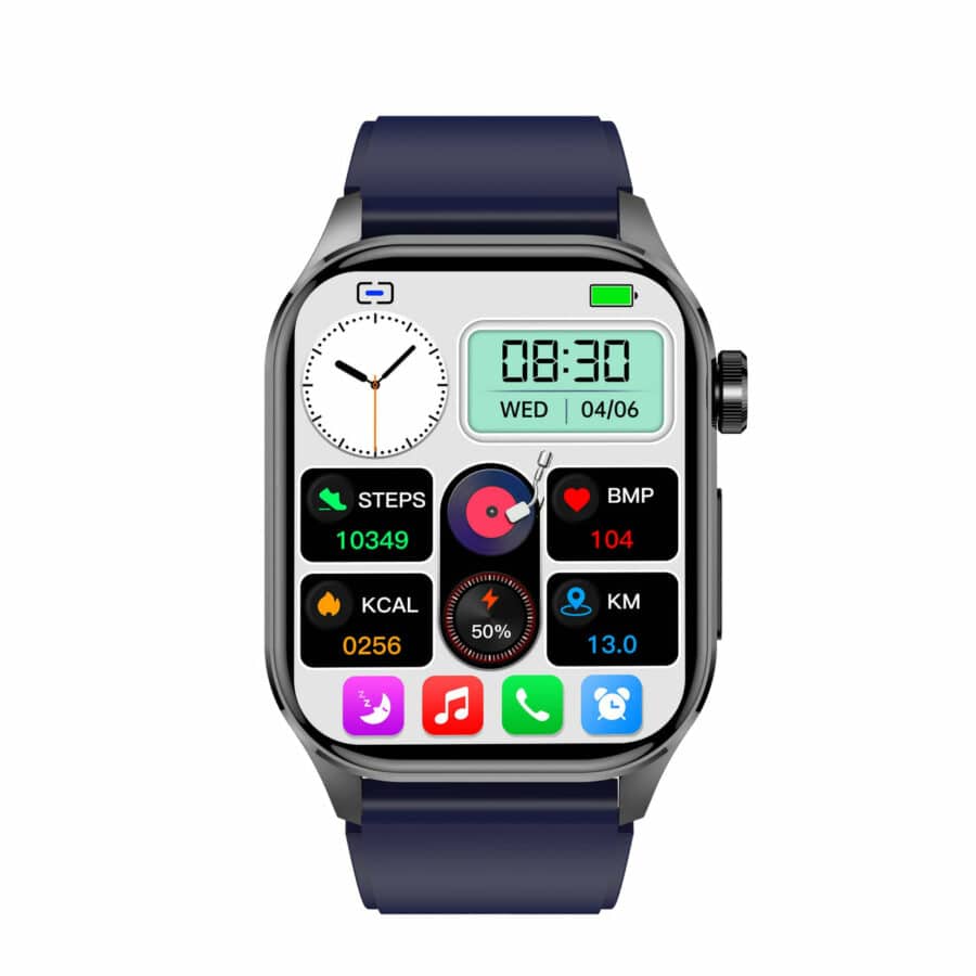 Ecg Blood Sugar Pressure Call Intelligent Health Management Smart Watch